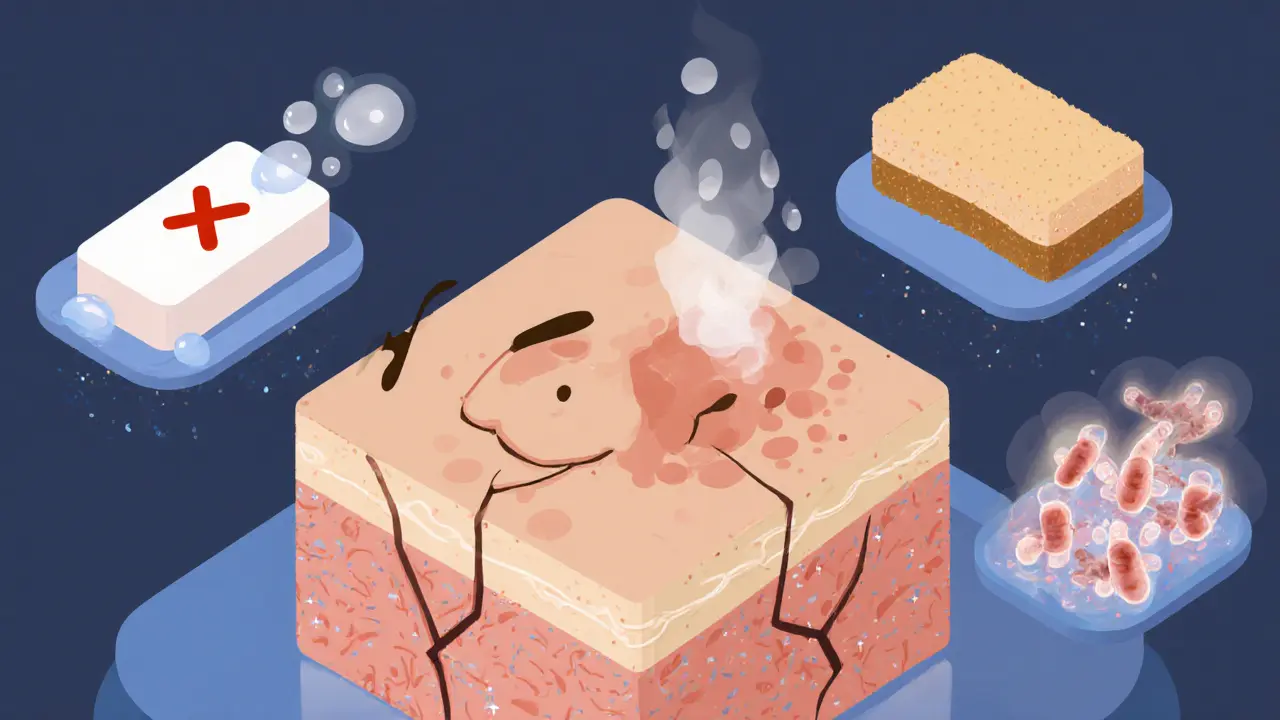 Как правильно очищать проблемную кожу: без пересушивания