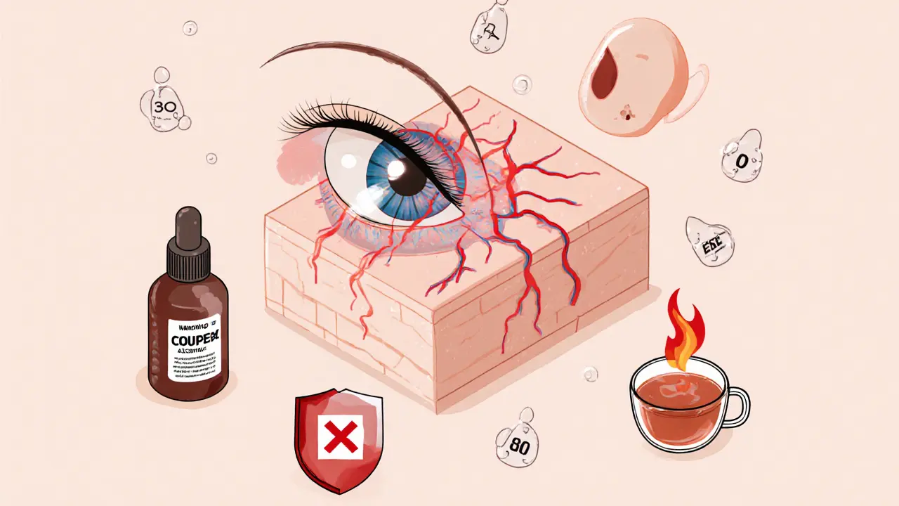 Как выбрать средство для кожи вокруг глаз при куперозе: практическое руководство