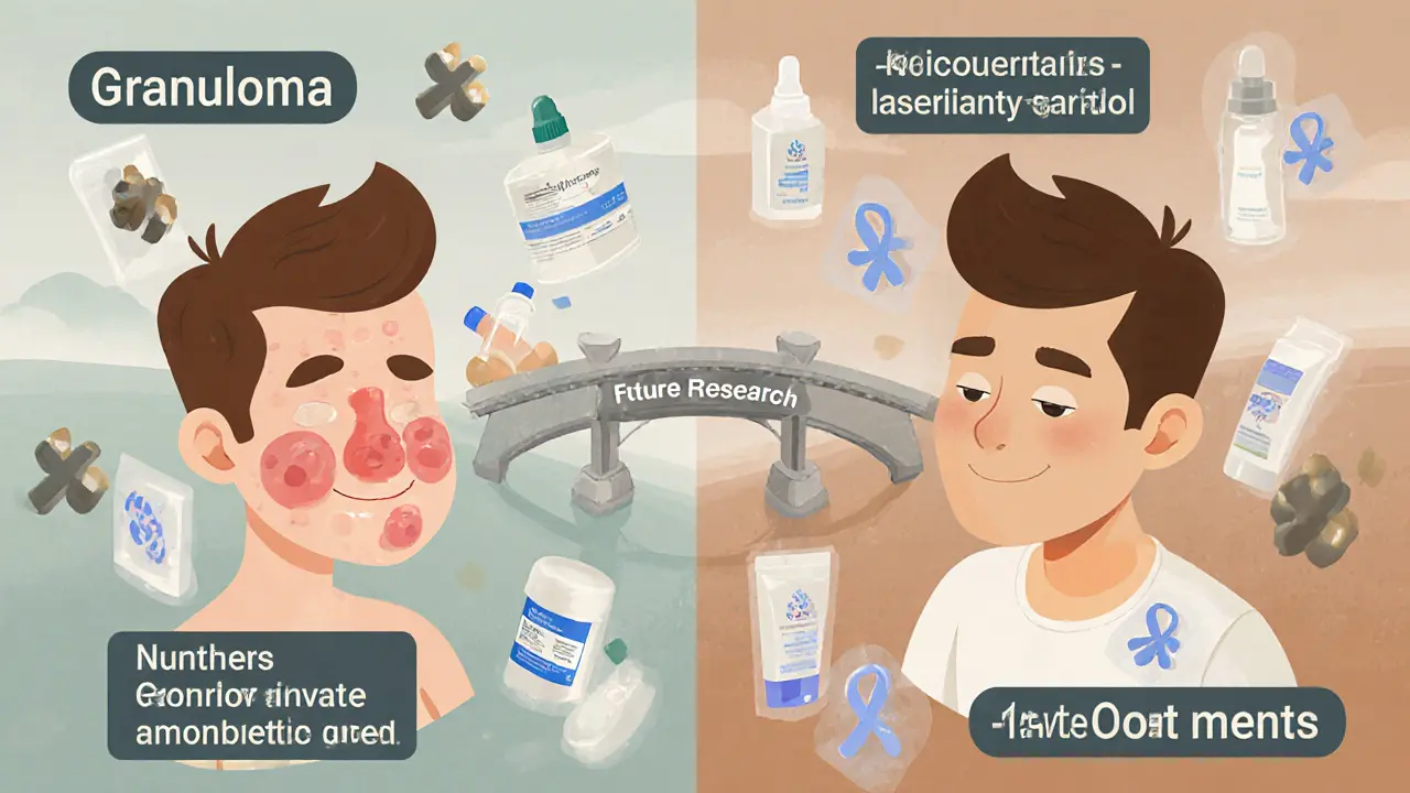 Сравнение: слева — осложнения от инъекций, справа — здоровая кожа с неинвазивными процедурами.