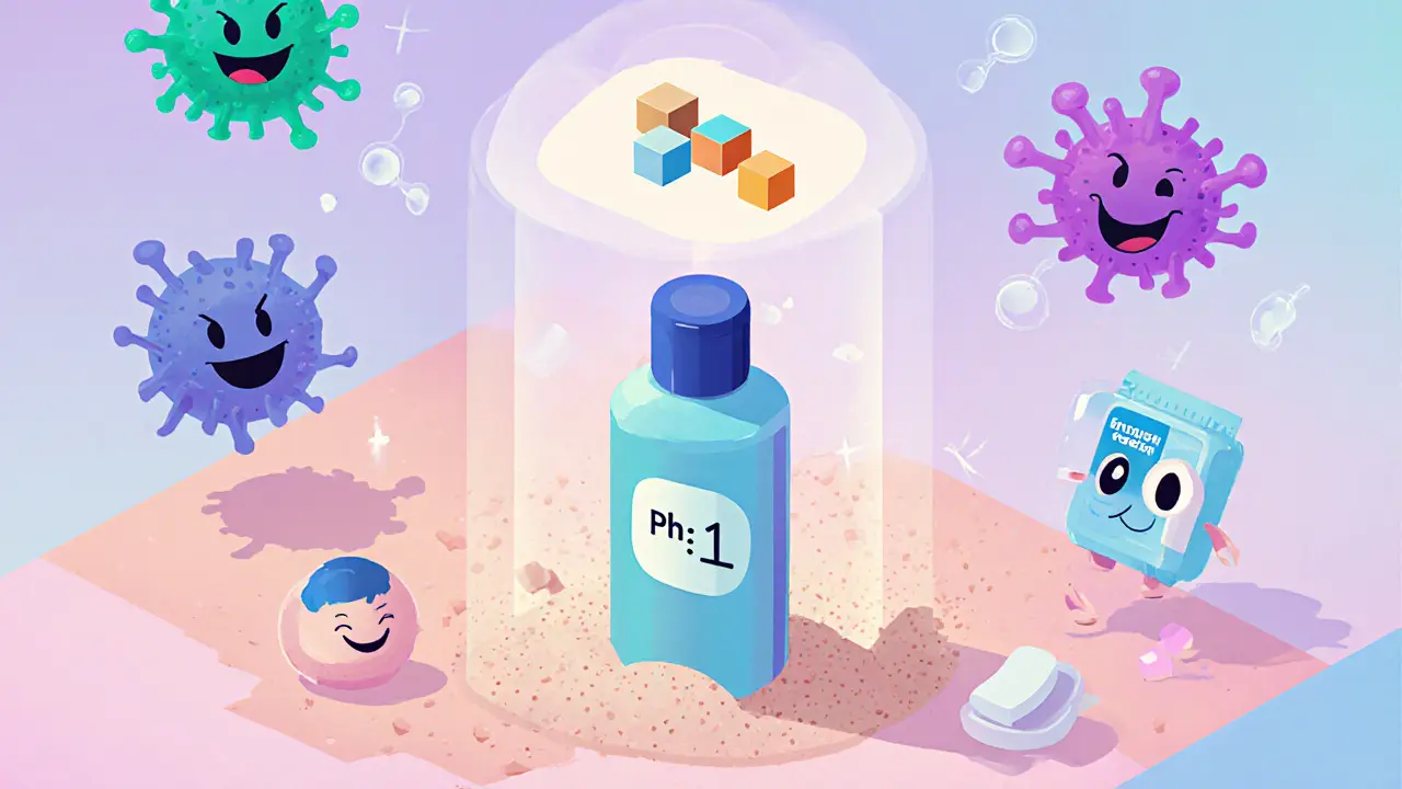 Бутылочка с кремом в соотношении 3:1:1, противостоящая агрессивным средствам ухода.