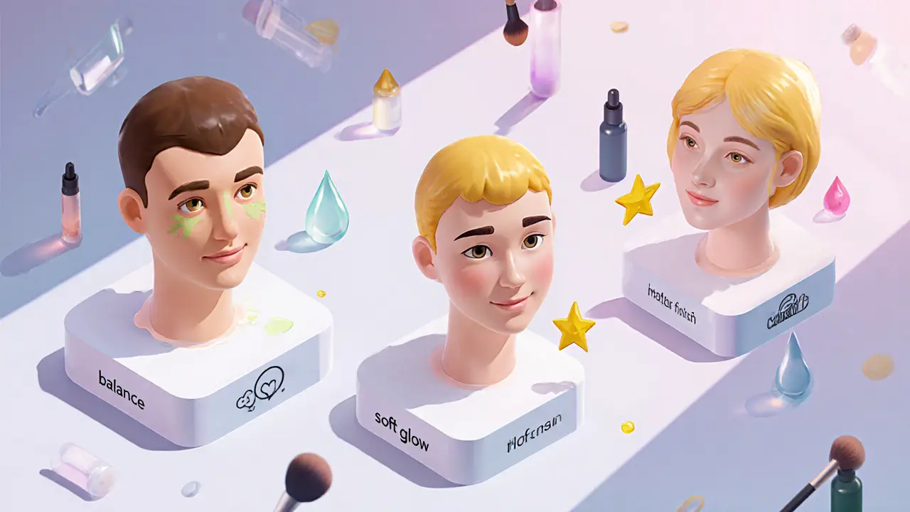 Финиш тонального покрытия: матовый, сатиновый или сияющий - как выбрать под свой тип кожи