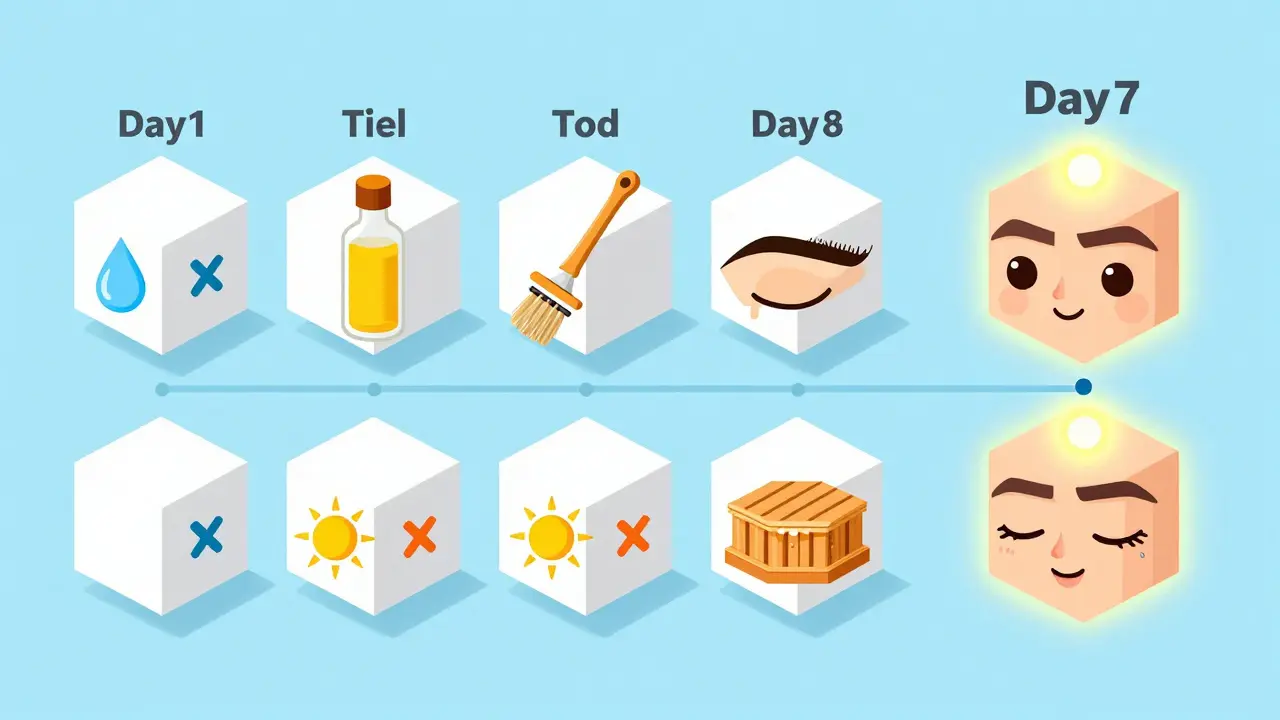 Недельный график ухода за бровями: от запретов к уходу, с маслом, сывороткой и расческой