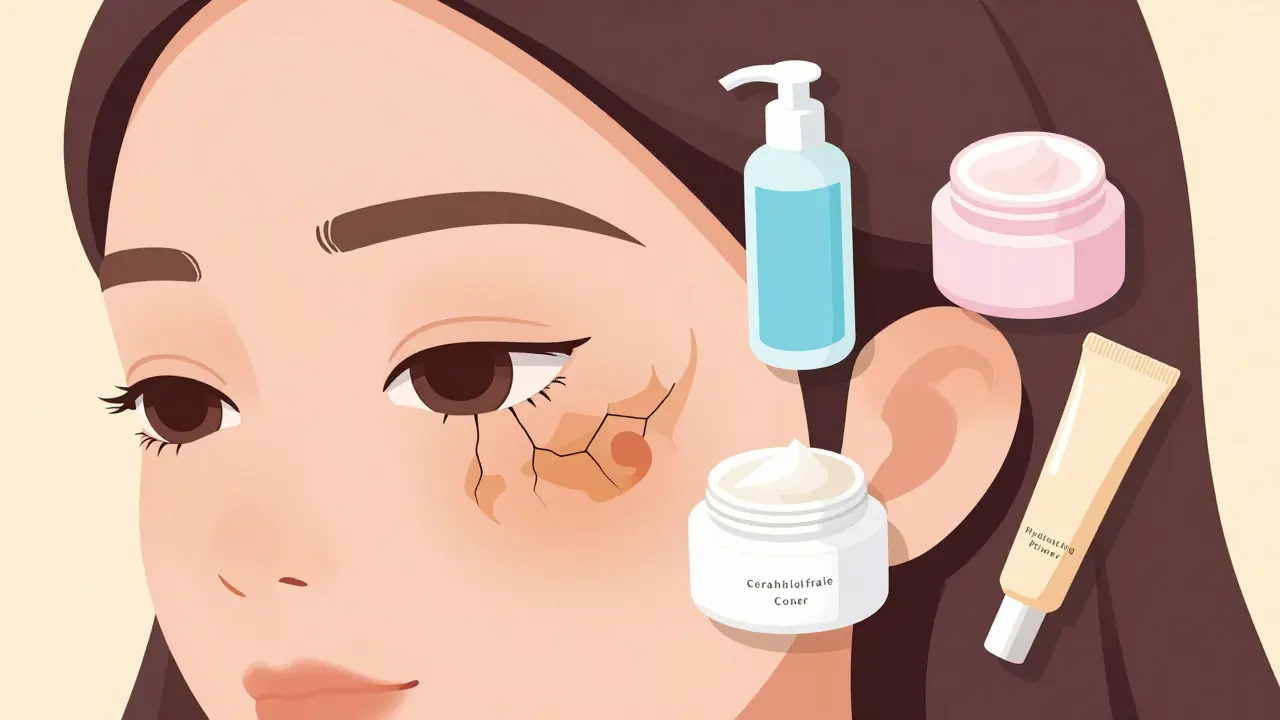 Как наносить макияж на сухую кожу вокруг глаз: лучшие базы и кремы 2026