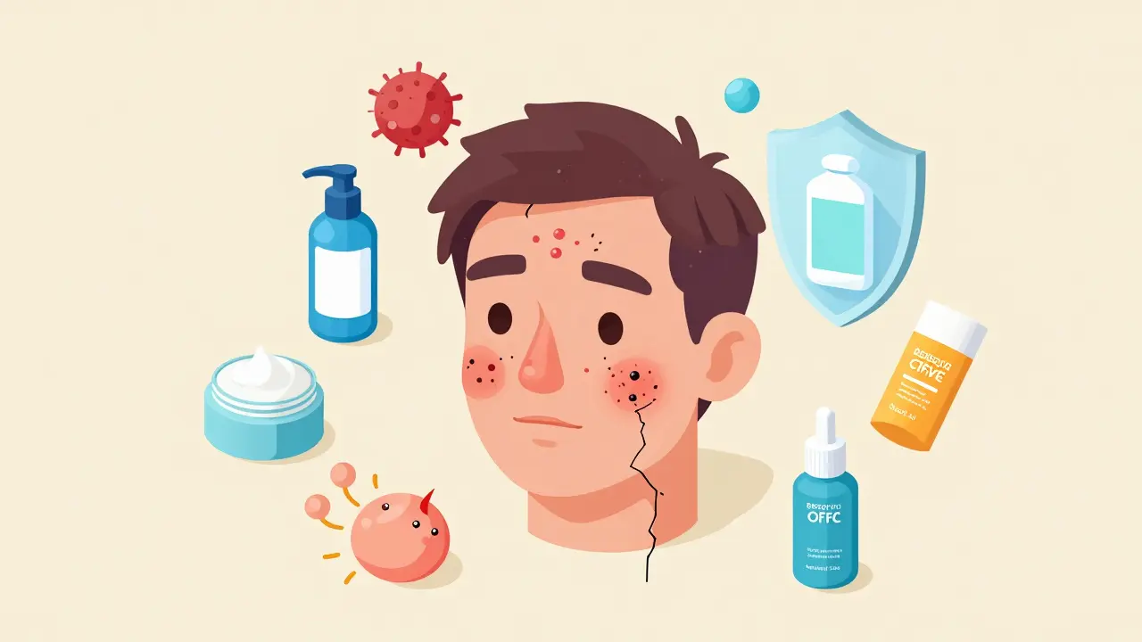 Ошибки в уходе за проблемной кожей, которые усиливают акне