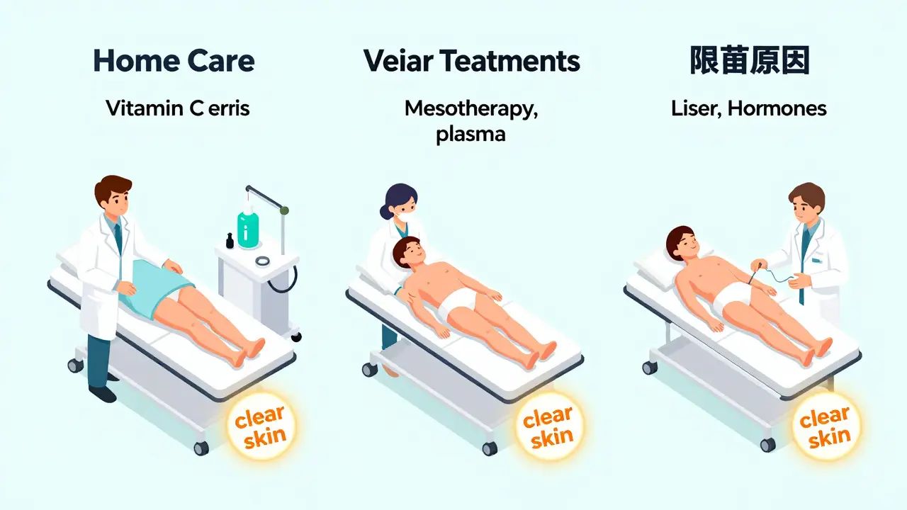 Три пути лечения темных кругов: домашний уход, профессиональные процедуры и внутренние причины, ведущие к светлой коже.