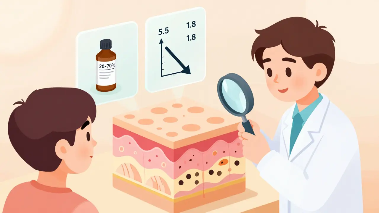 Как выбрать химический пилинг в клинике: тип кислоты, pH и глубина для вашего типа кожи