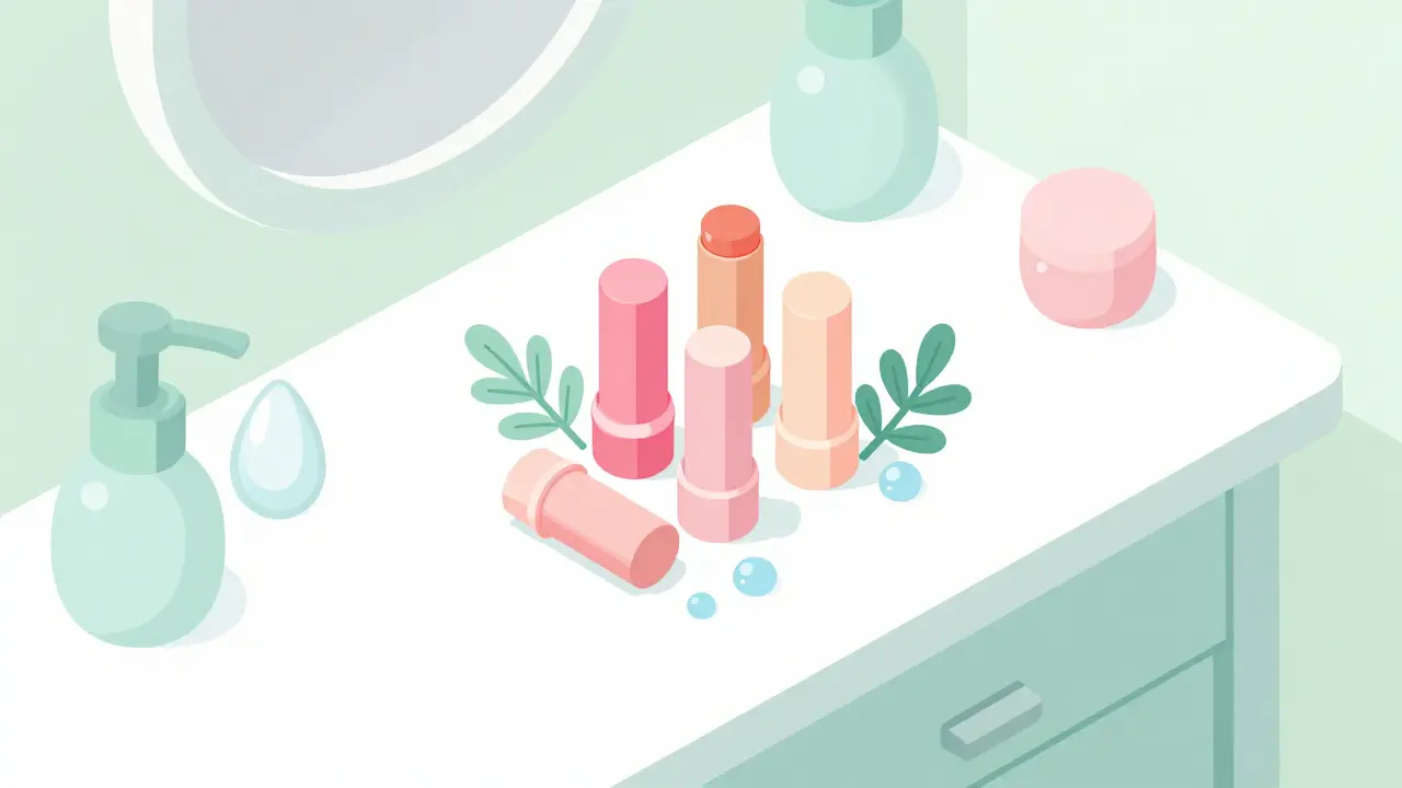 Цветные бальзамы для губ: как выбрать идеальный уход с легким оттенком