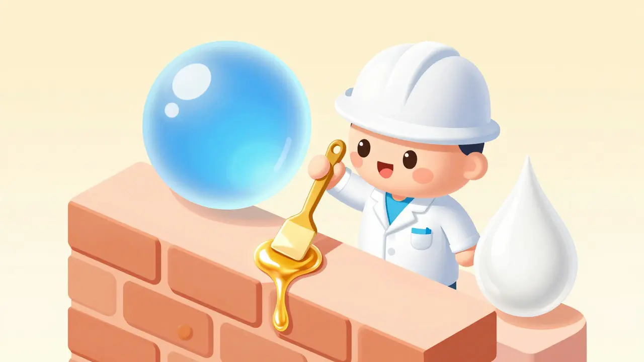 Персонаж восстанавливает барьер кожи с помощью керамидов и гиалуроновой кислоты