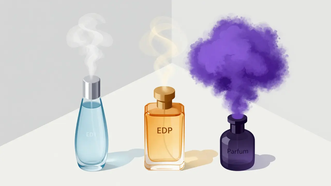 Как подобрать концентрацию парфюма: Parfum, EDP, EDT для образа